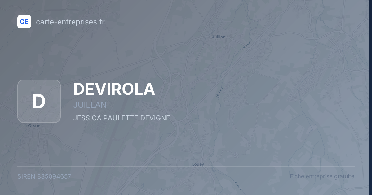 DEVIROLA — 835094657 — fiche entreprise