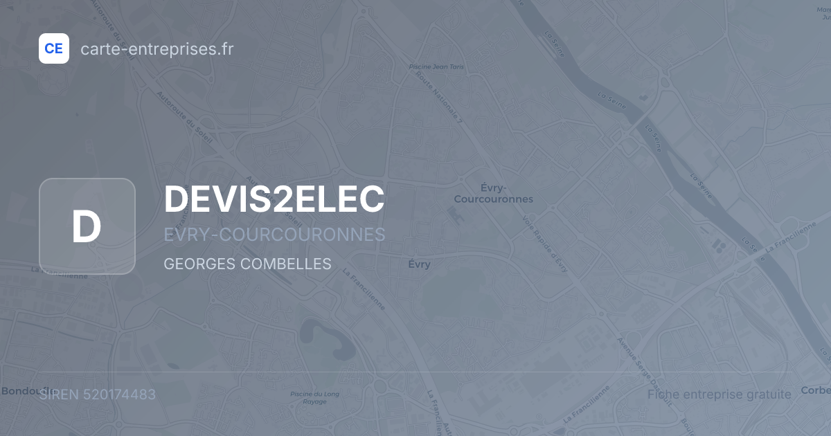 DEVIS2ELEC — 520174483 — fiche entreprise