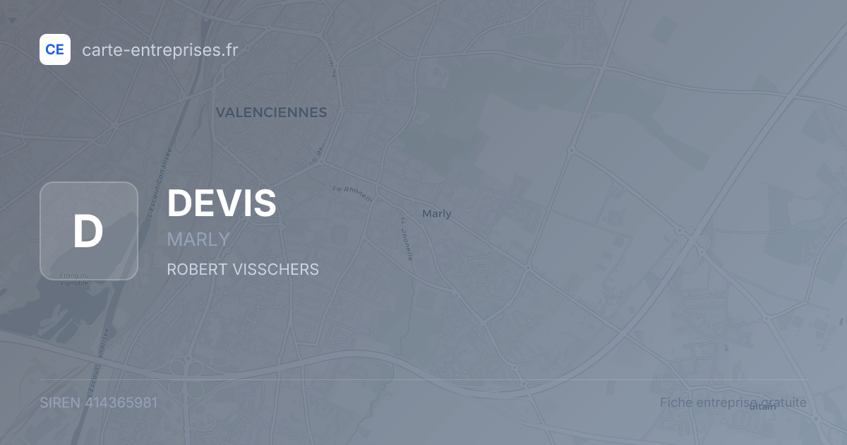 DEVIS — 414365981 — fiche entreprise
