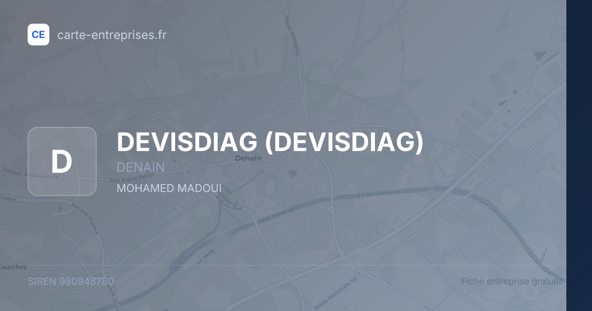 DEVISDIAG — 980948780 — fiche entreprise