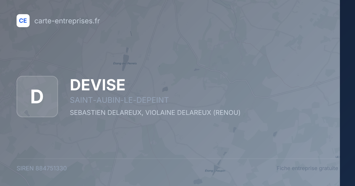 DEVISE — 884751330 — fiche entreprise