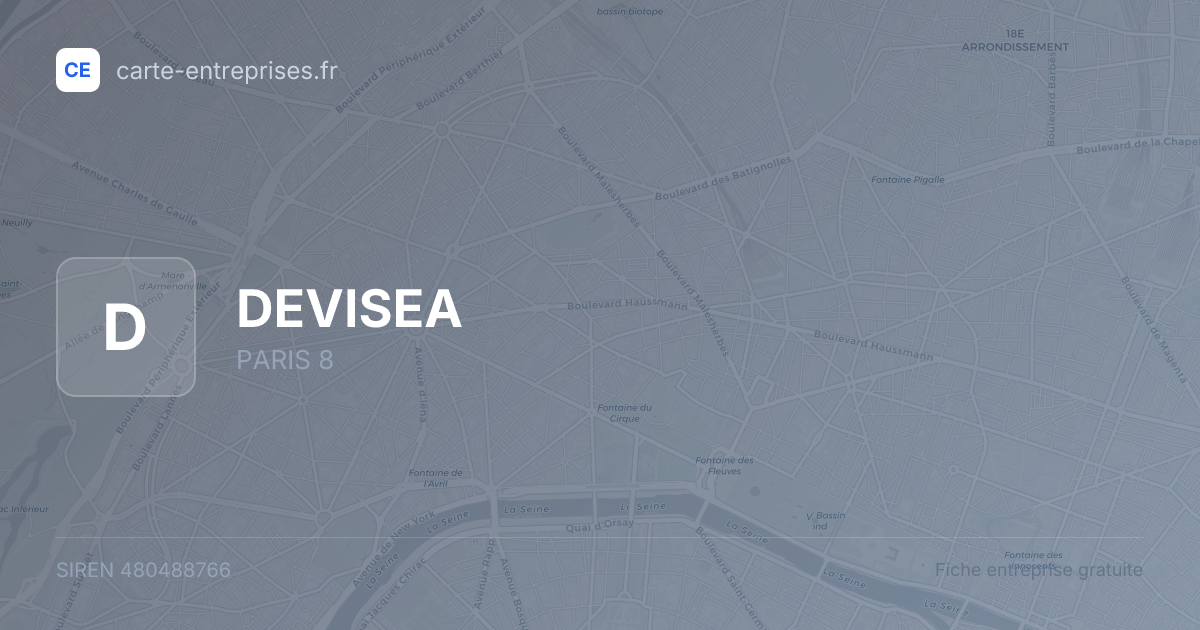 DEVISEA — 480488766 — fiche entreprise