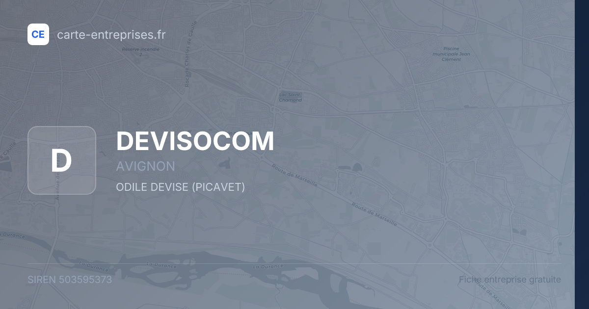 DEVISOCOM — 503595373 — fiche entreprise