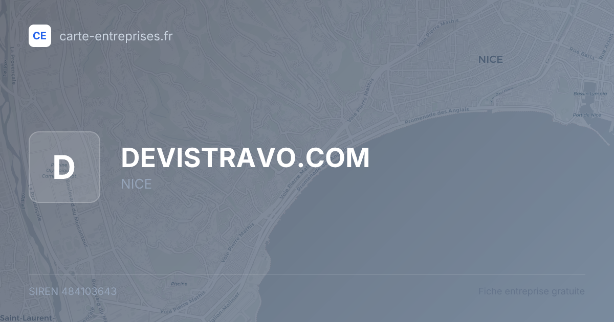 DEVISTRAVO.COM — 484103643 — fiche entreprise