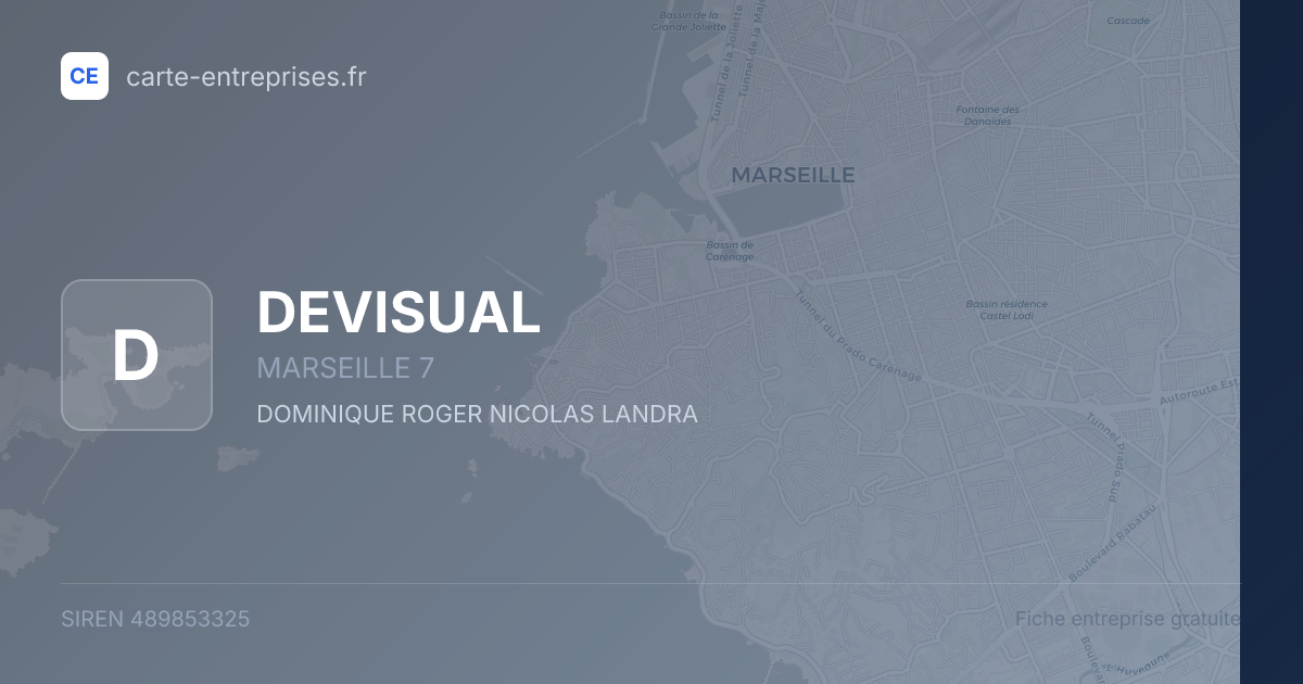 DEVISUAL — 489853325 — fiche entreprise