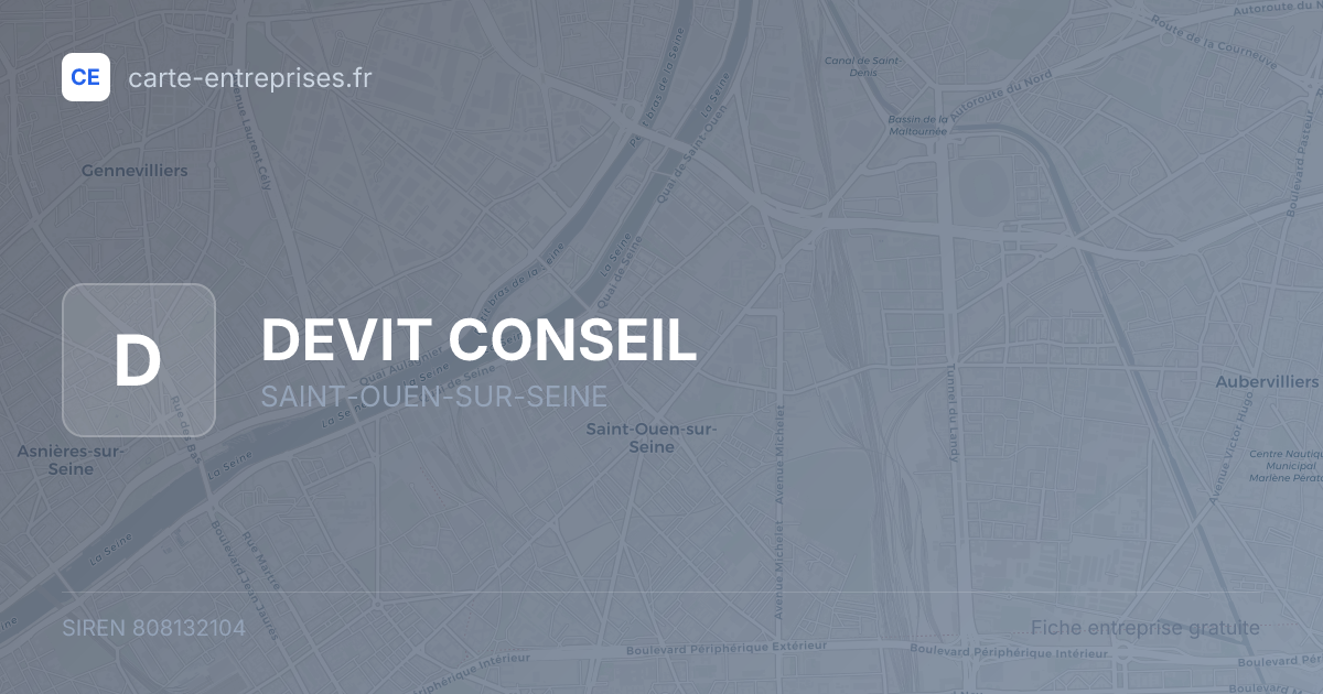 DEVIT CONSEIL — 808132104 — fiche entreprise