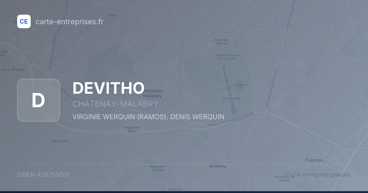 DEVITHO — 438755001 — fiche entreprise