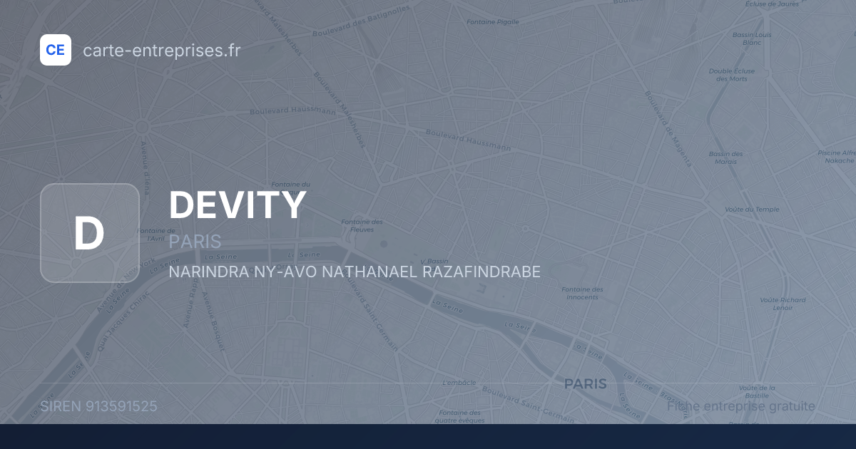 DEVITY — 913591525 — fiche entreprise