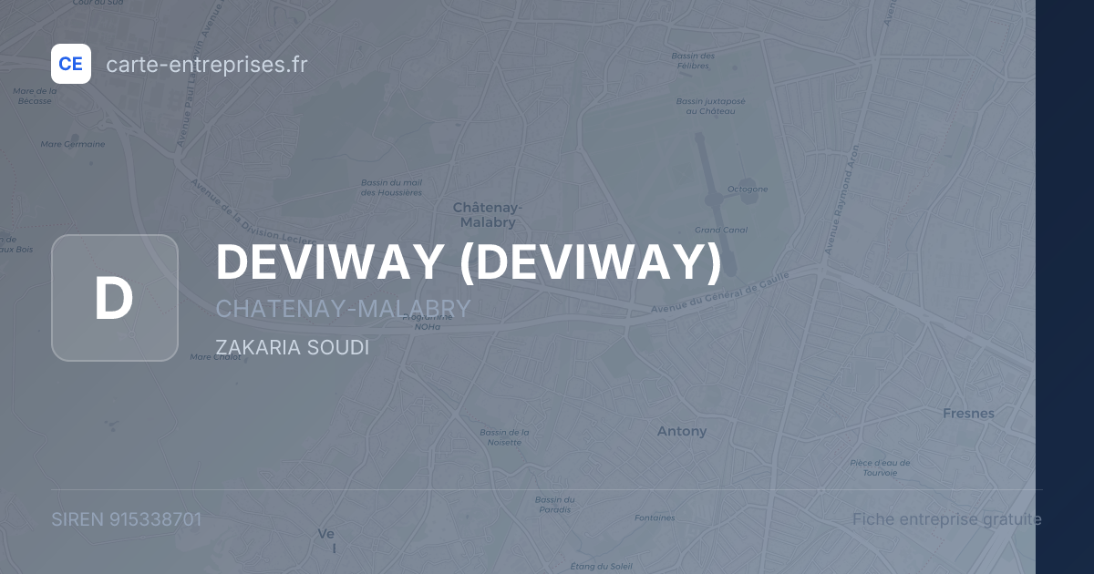 DEVIWAY — 915338701 — fiche entreprise