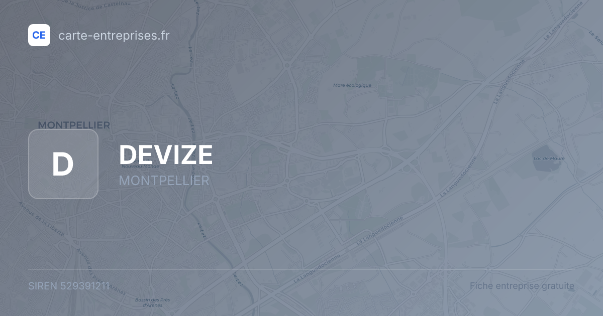 DEVIZE — 529391211 — fiche entreprise