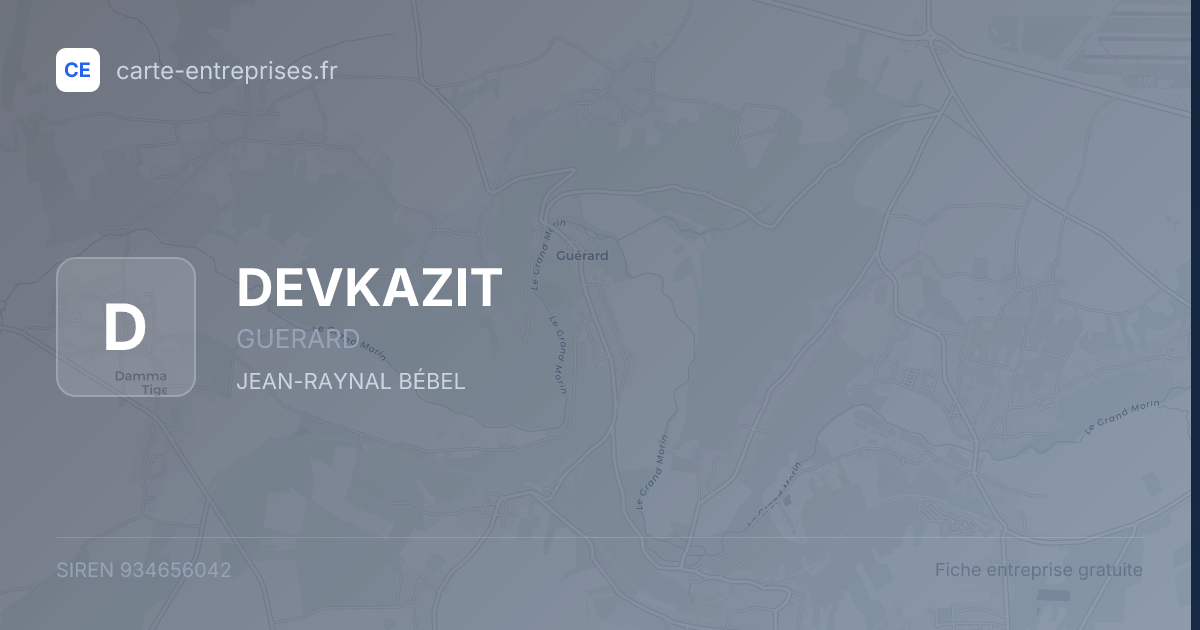 DEVKAZIT — 934656042 — fiche entreprise