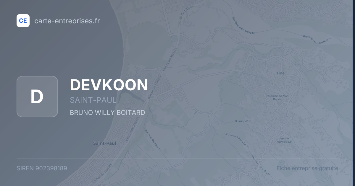 DEVKOON — 902398189 — fiche entreprise