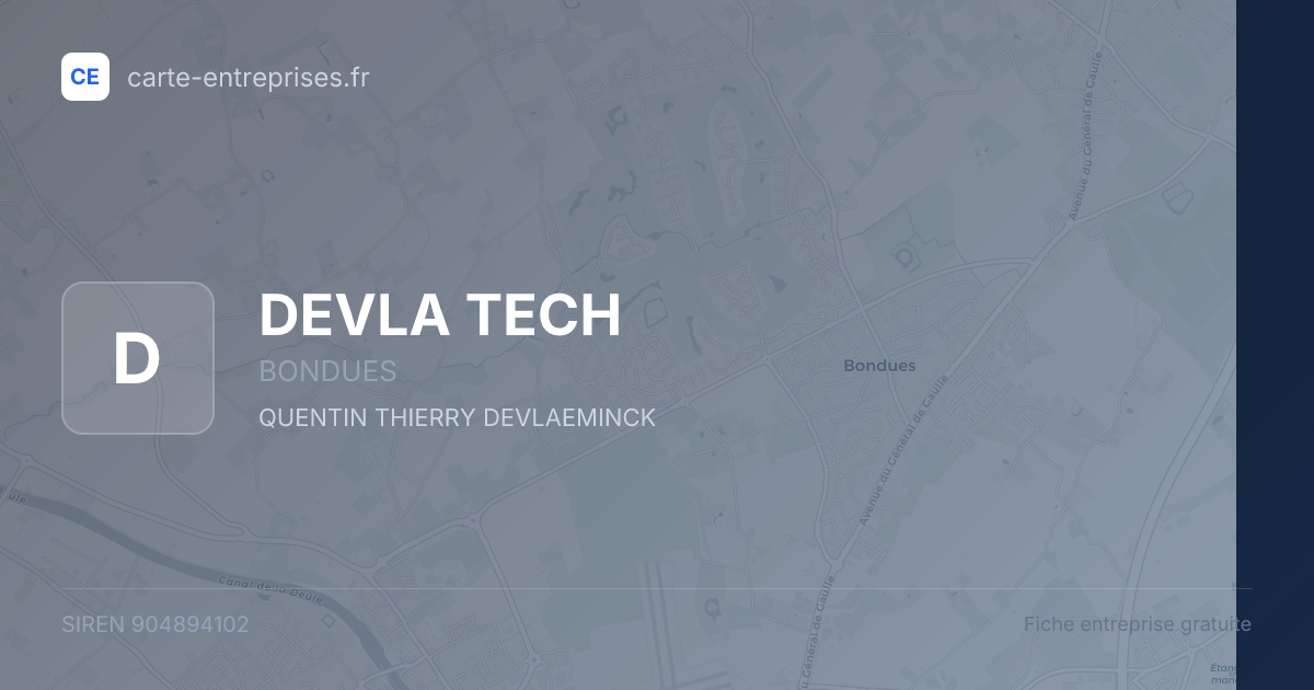 DEVLA TECH — 904894102 — fiche entreprise