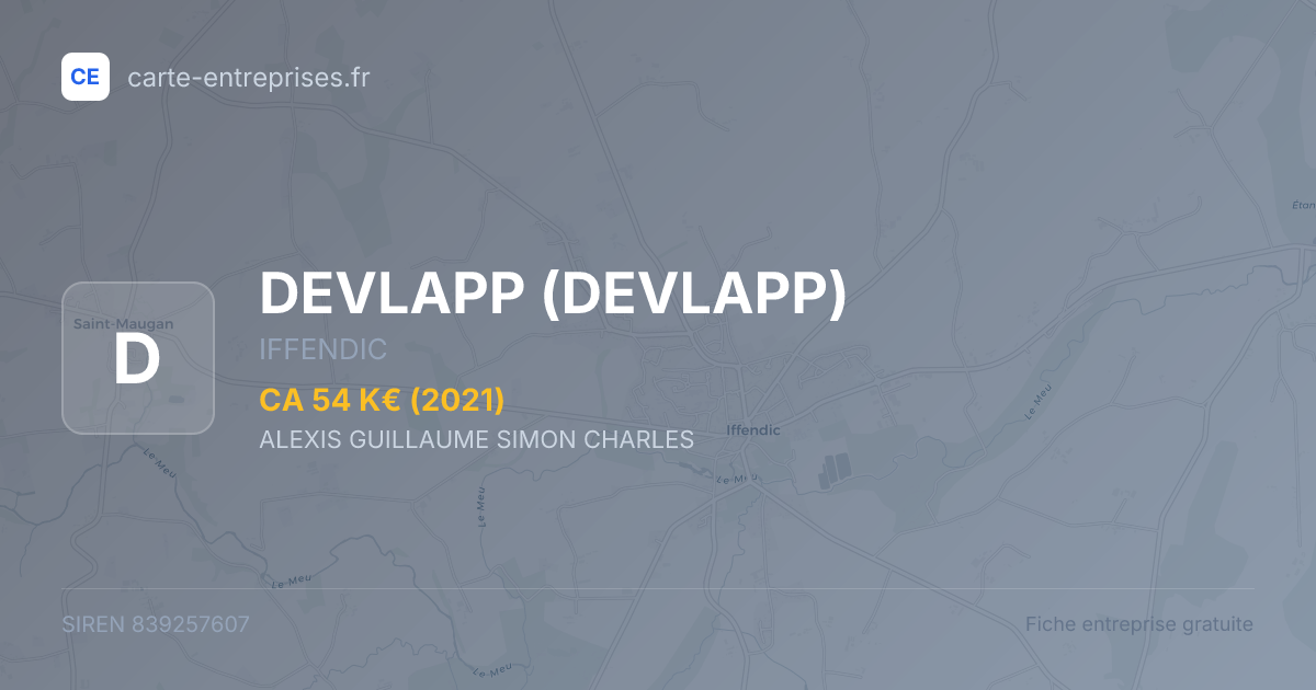 DEVLAPP — 839257607 — fiche entreprise