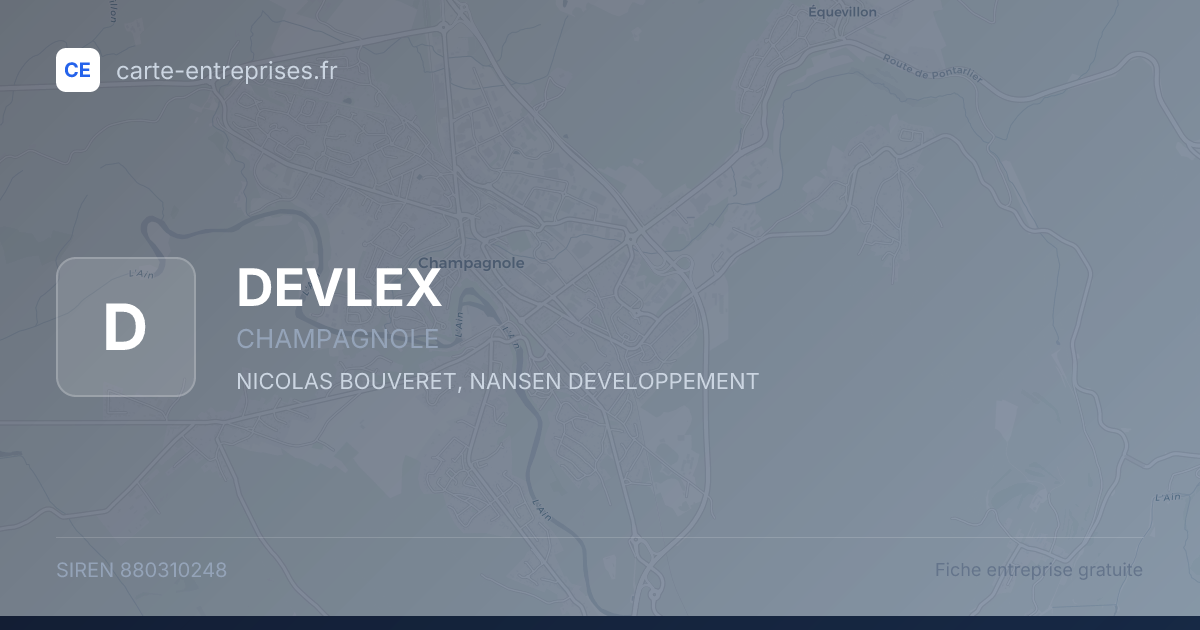 DEVLEX — 880310248 — fiche entreprise