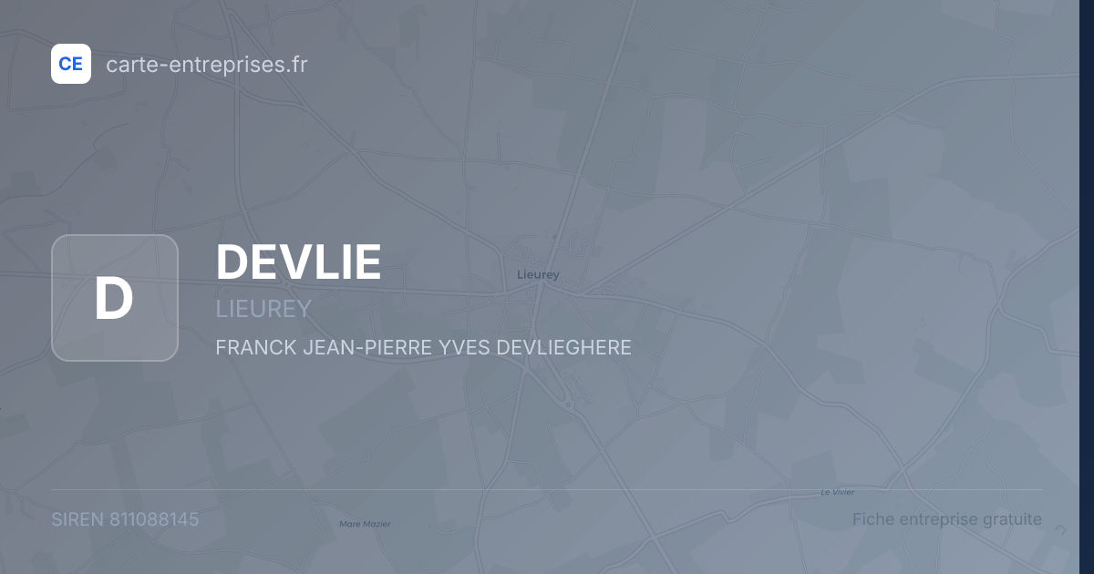 DEVLIE — 811088145 — fiche entreprise