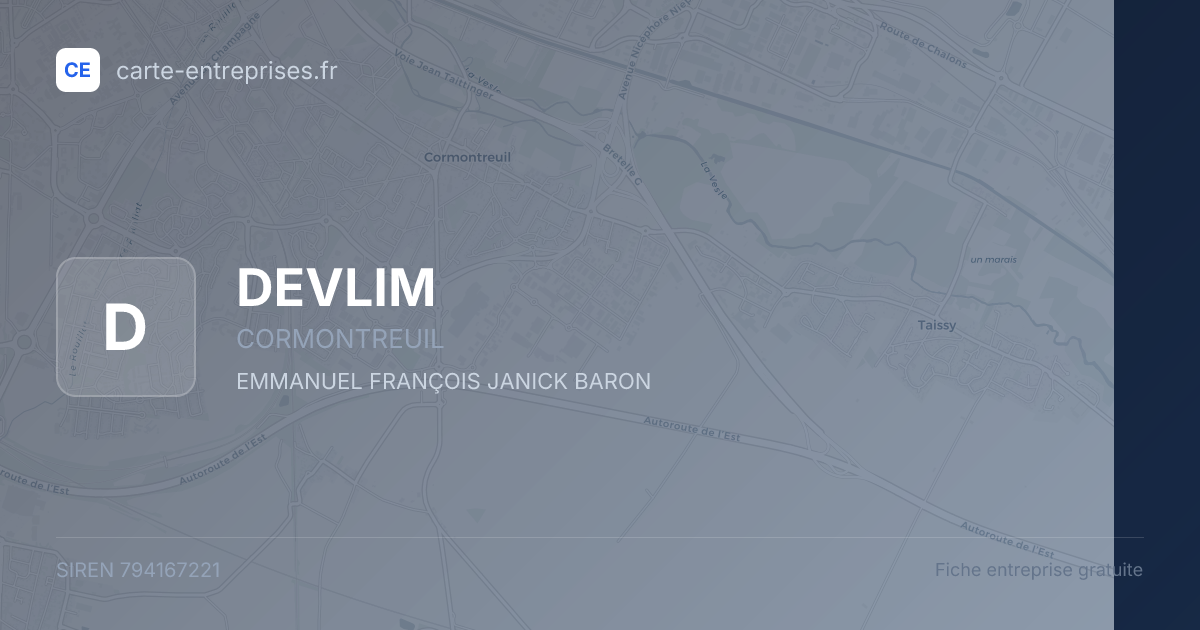 DEVLIM — 794167221 — fiche entreprise