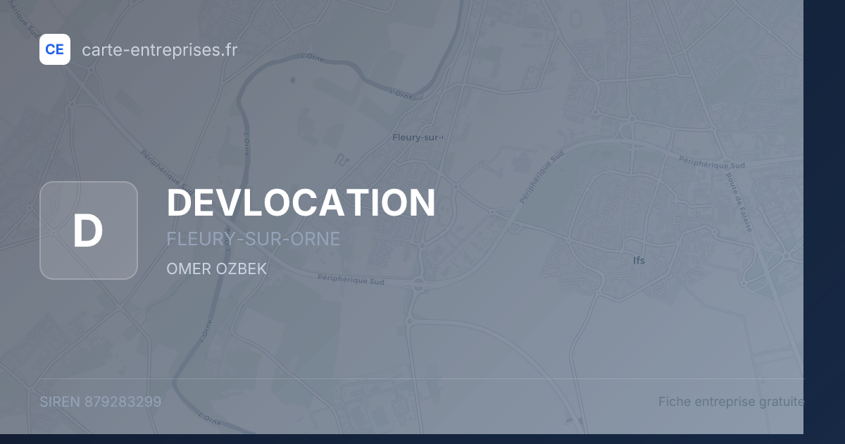 DEVLOCATION — 879283299 — fiche entreprise