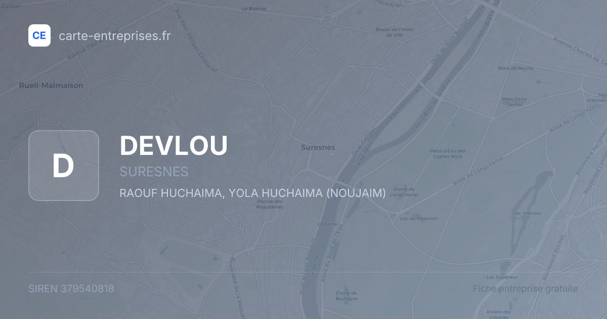 DEVLOU — 379540818 — fiche entreprise