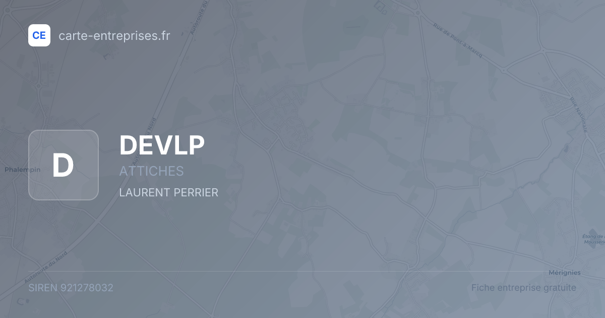 DEVLP — 921278032 — fiche entreprise