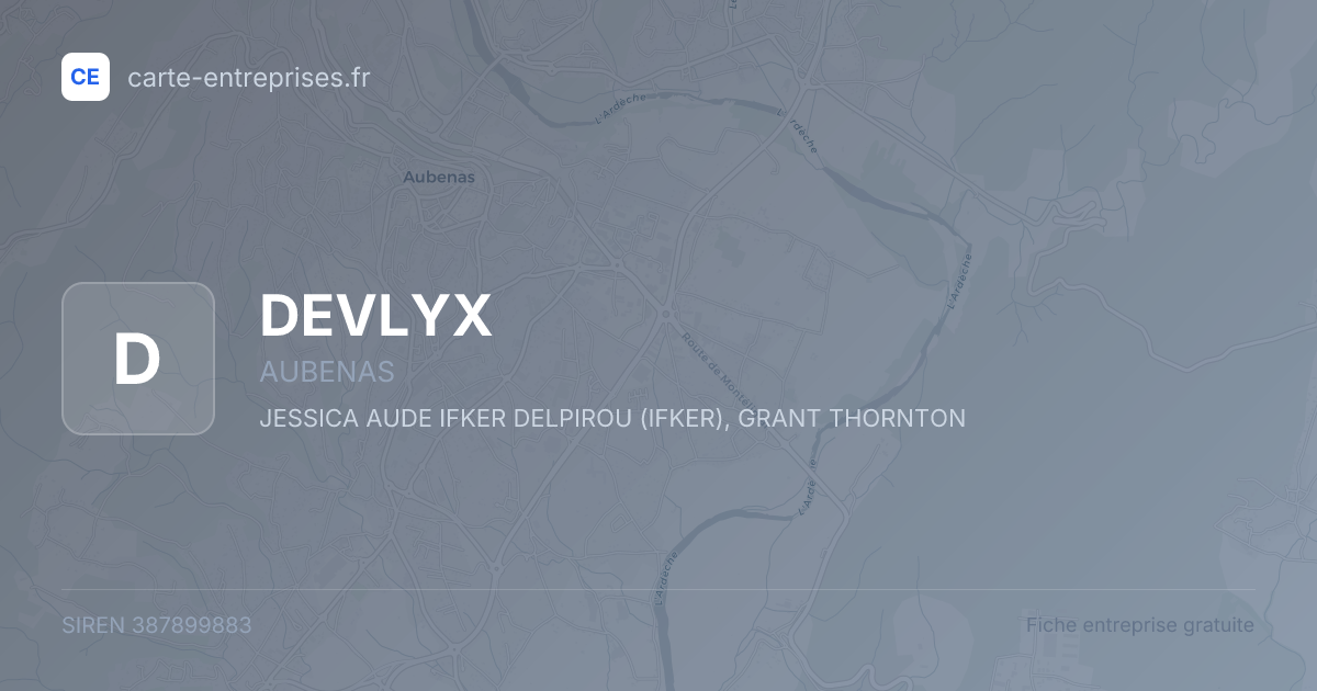 DEVLYX — 387899883 — fiche entreprise