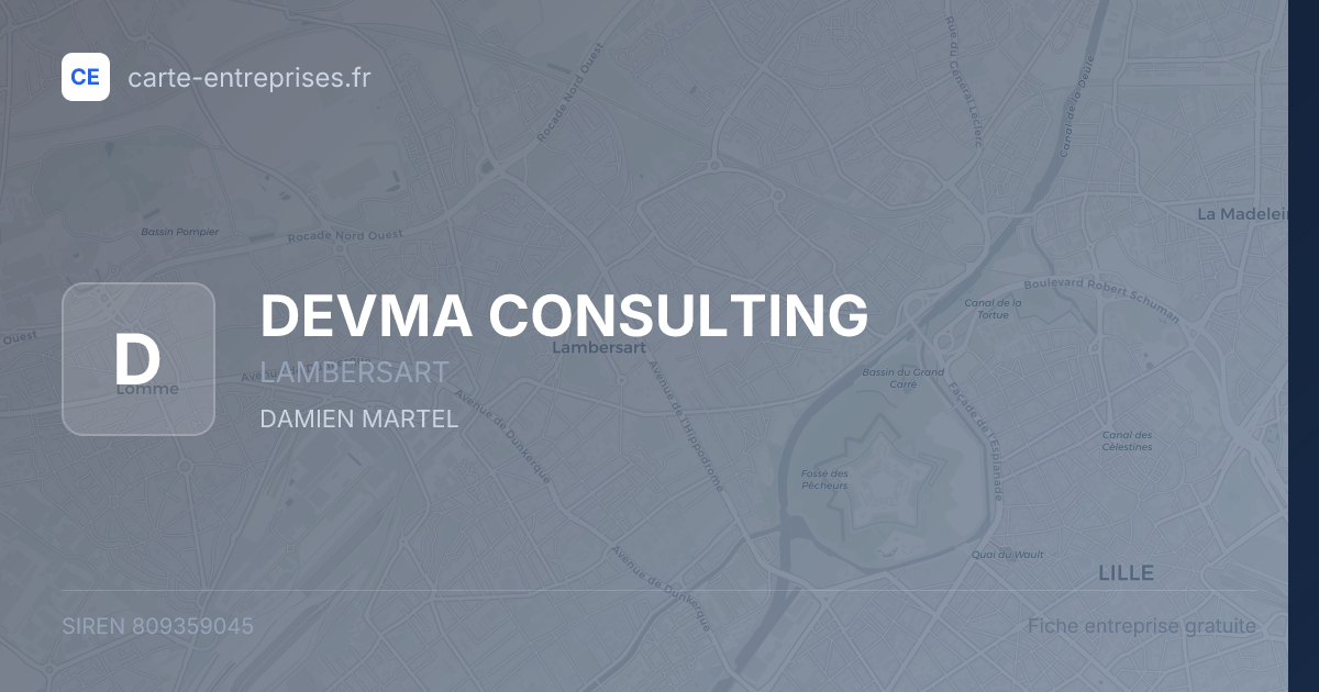 DEVMA CONSULTING — 809359045 — fiche entreprise