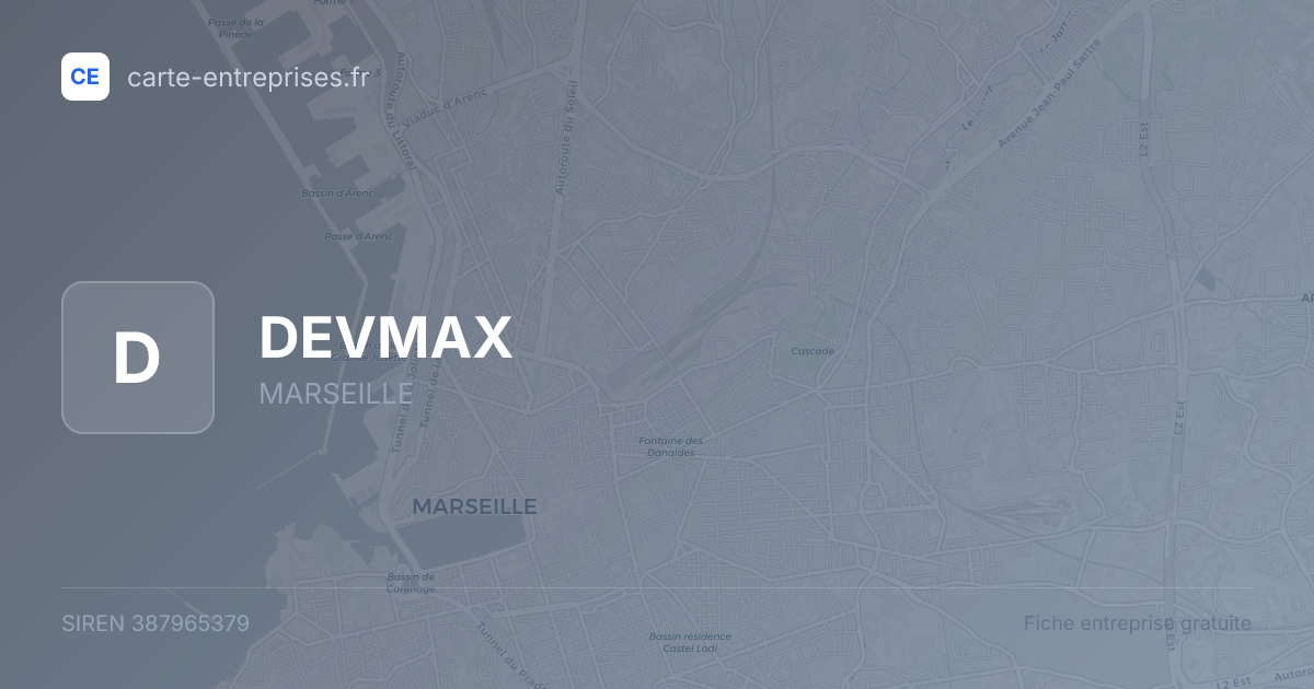 DEVMAX — 387965379 — fiche entreprise