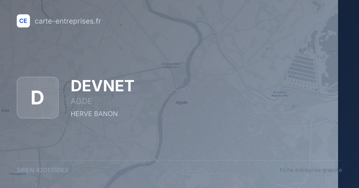 DEVNET — 420135063 — fiche entreprise