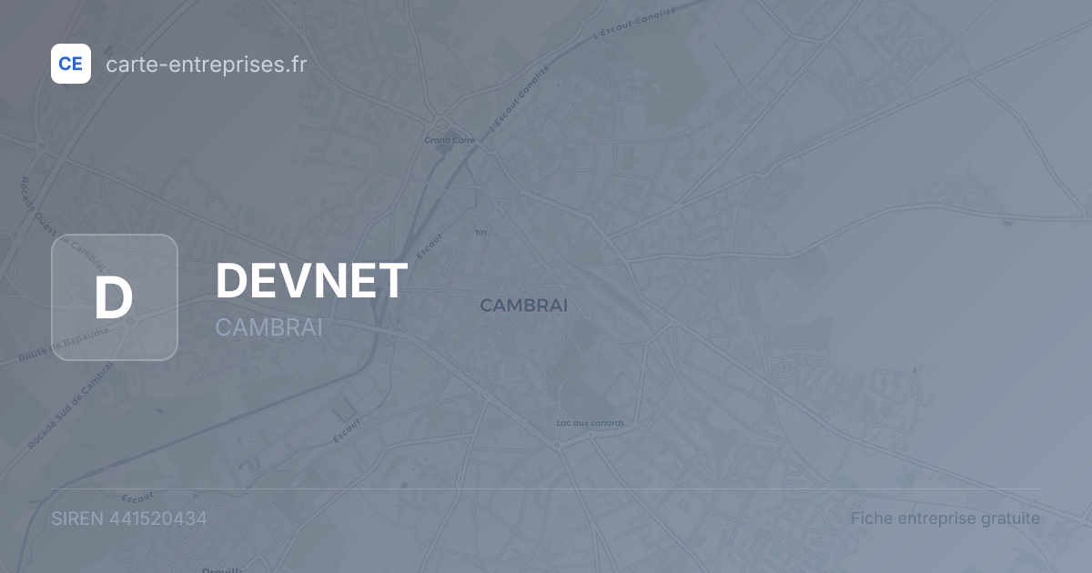 DEVNET — 441520434 — fiche entreprise