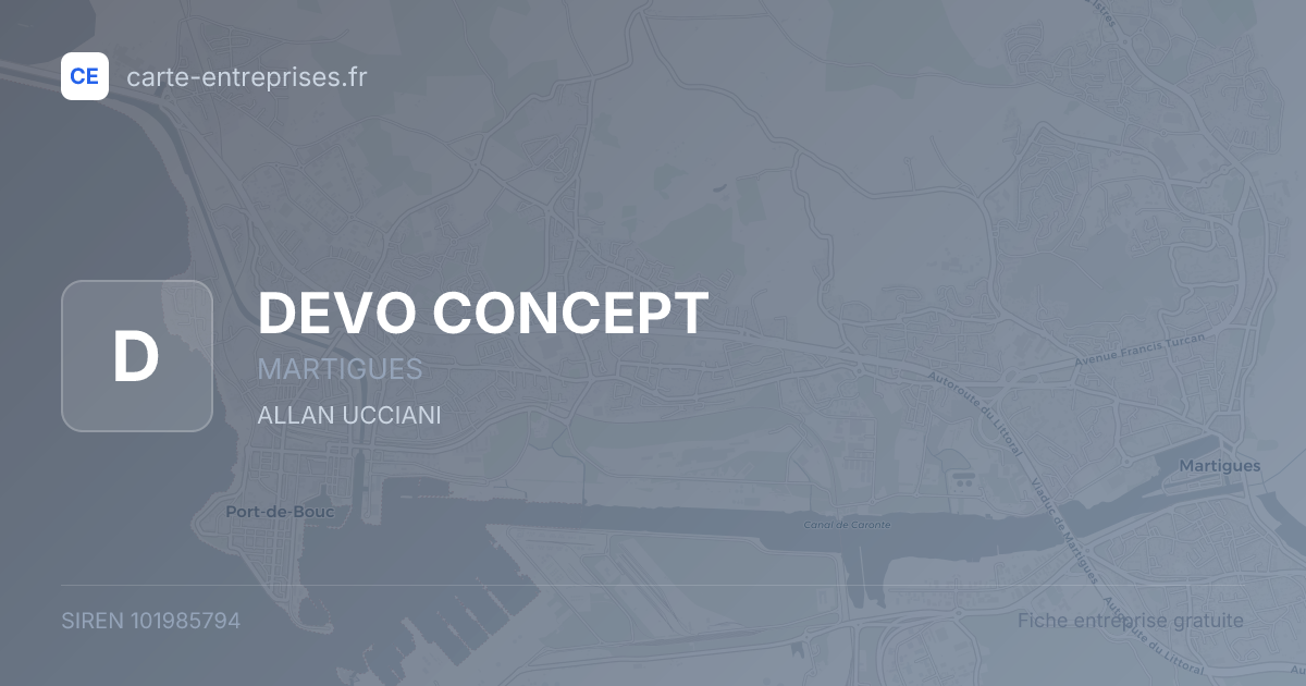 DEVO CONCEPT — 101985794 — fiche entreprise