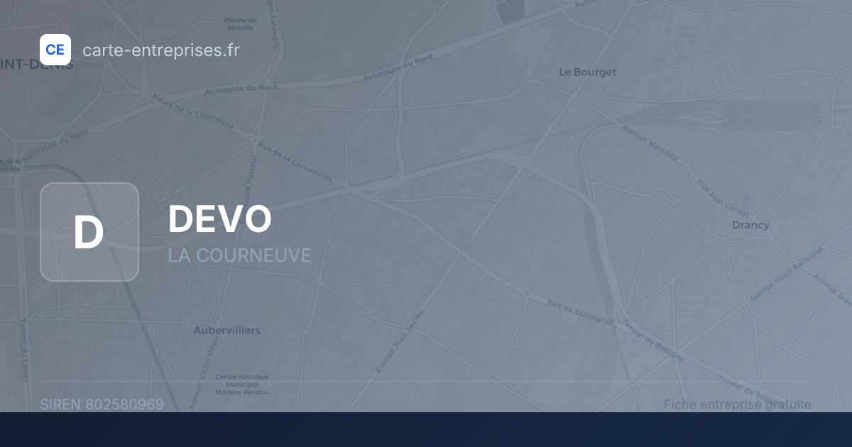 DEVO — 802580969 — fiche entreprise