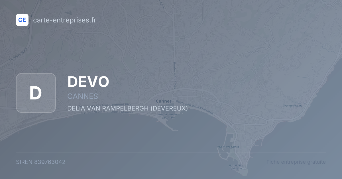 DEVO — 839763042 — fiche entreprise