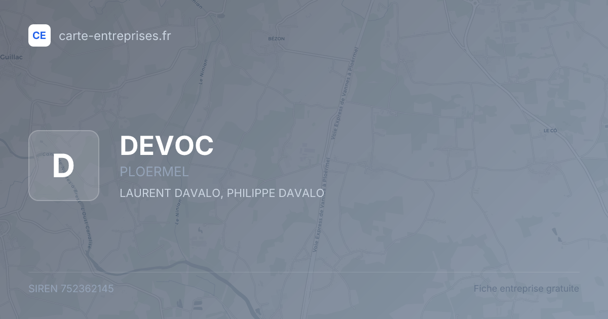 DEVOC — 752362145 — fiche entreprise