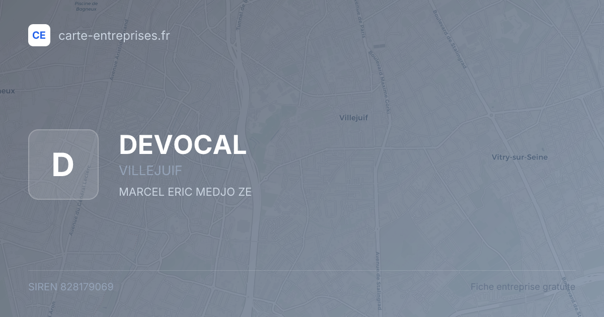 DEVOCAL — 828179069 — fiche entreprise