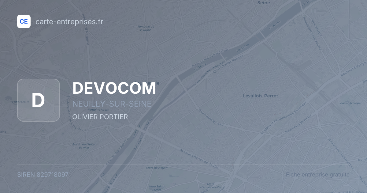 DEVOCOM — 829718097 — fiche entreprise