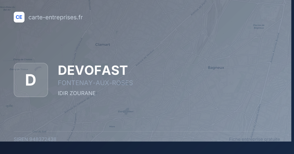 DEVOFAST — 948372438 — fiche entreprise