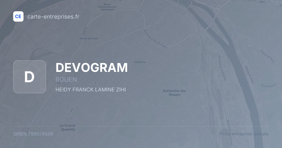 DEVOGRAM — 799074596 — fiche entreprise