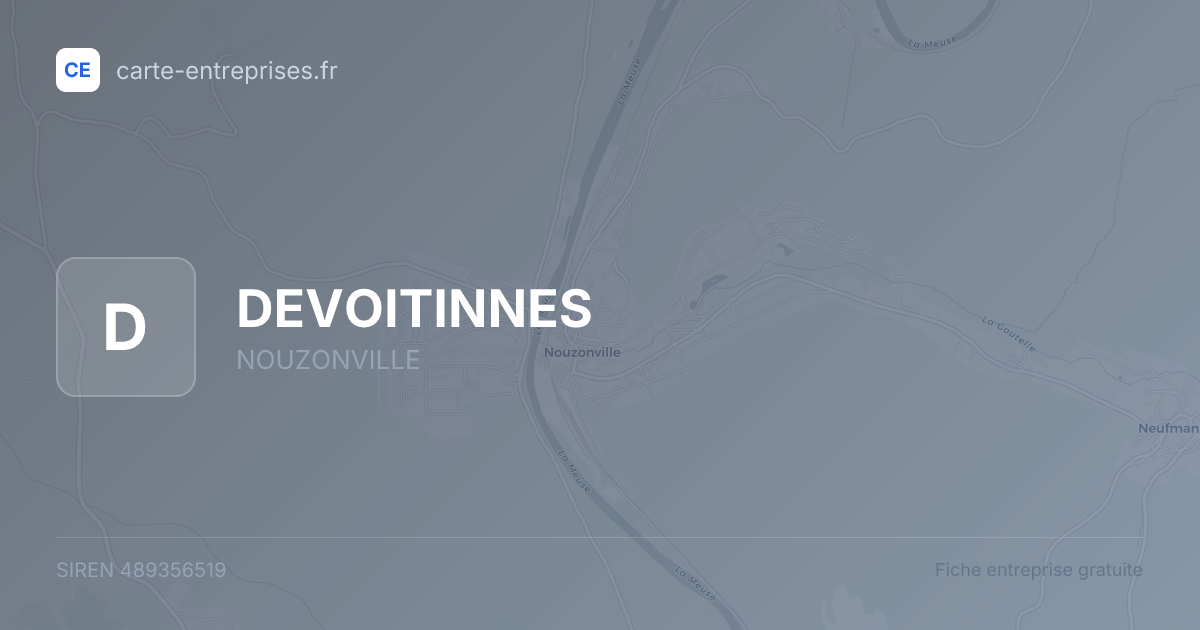 DEVOITINNES — 489356519 — fiche entreprise