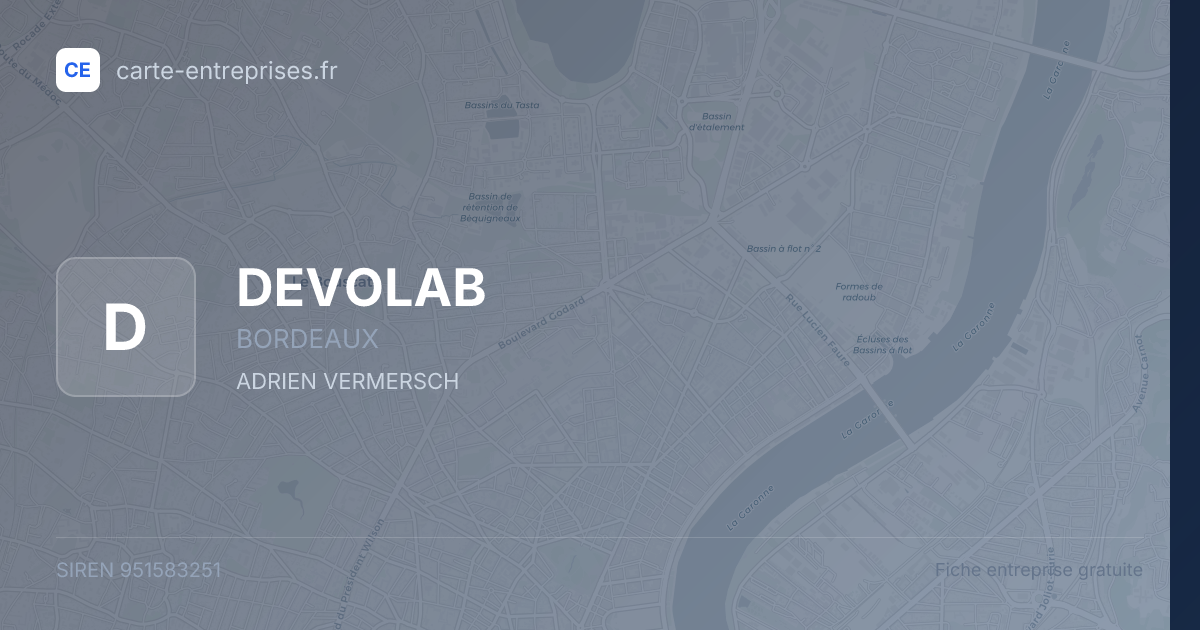 DEVOLAB — 951583251 — fiche entreprise