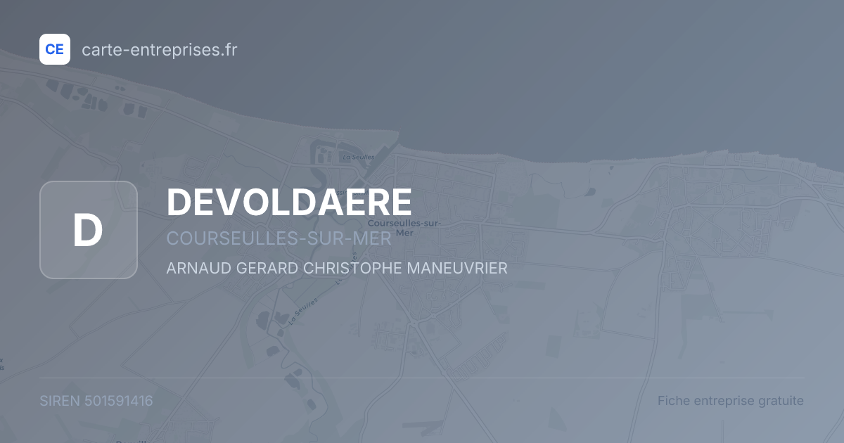 DEVOLDAERE — 501591416 — fiche entreprise