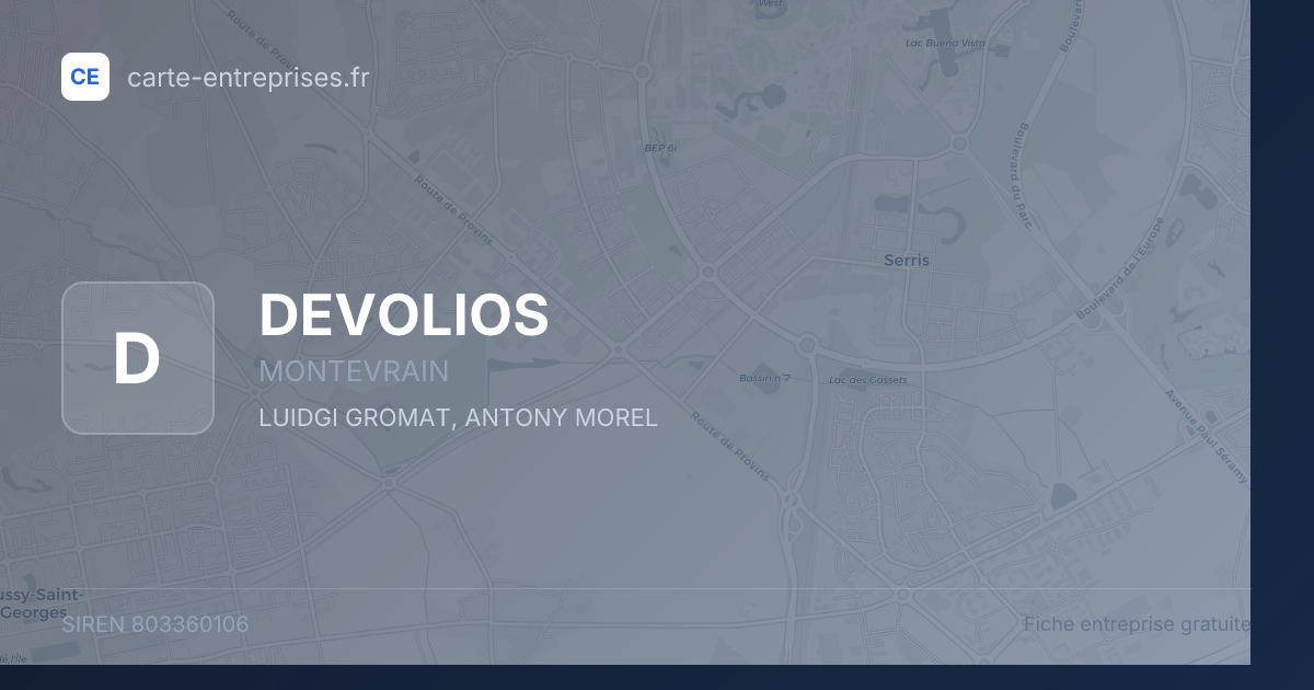 DEVOLIOS — 803360106 — fiche entreprise
