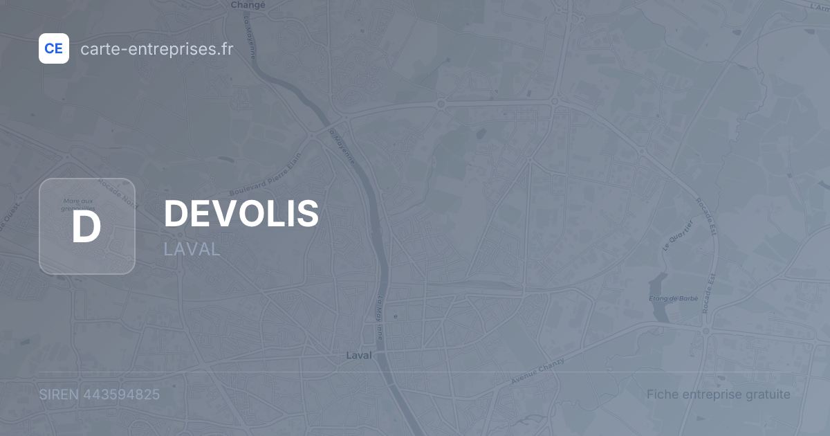 DEVOLIS — 443594825 — fiche entreprise