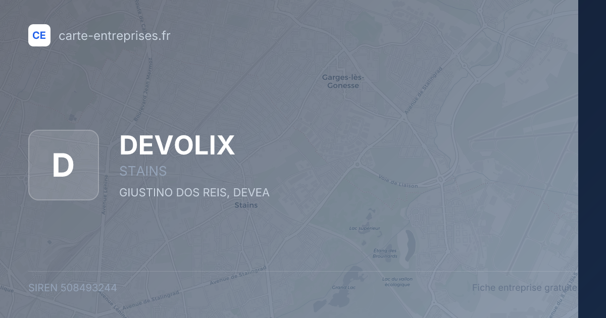 DEVOLIX — 508493244 — fiche entreprise