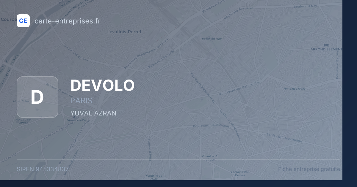 DEVOLO — 945334837 — fiche entreprise