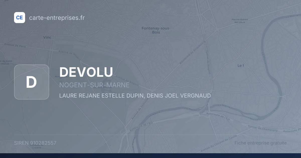 DEVOLU — 910282557 — fiche entreprise