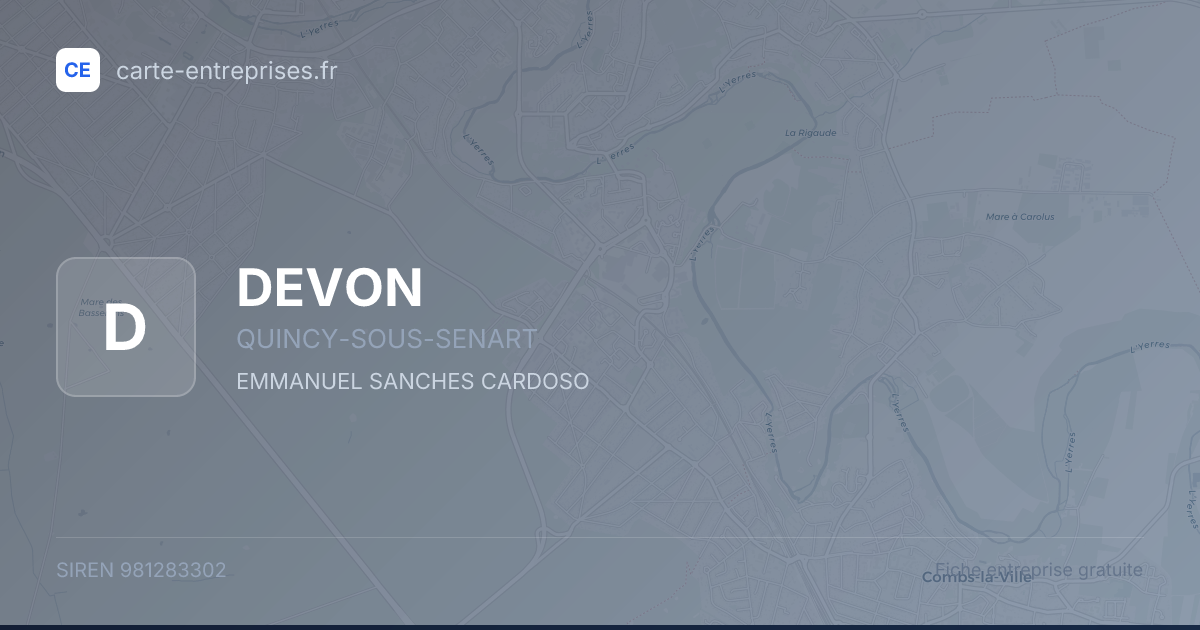 DEVON — 981283302 — fiche entreprise