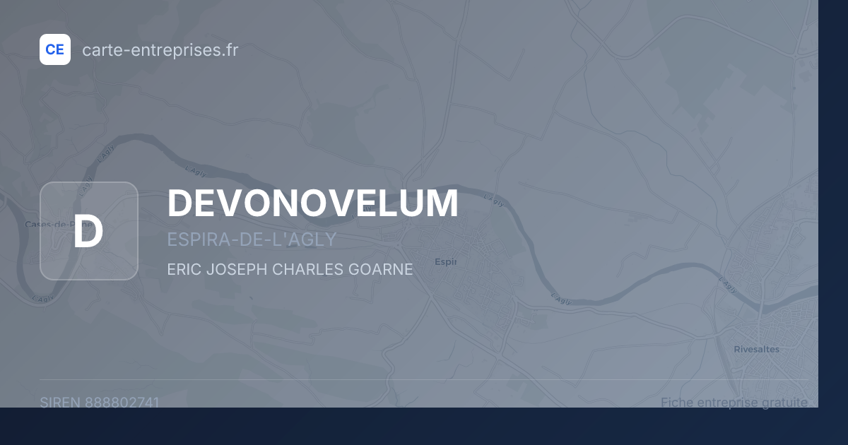 DEVONOVELUM — 888802741 — fiche entreprise