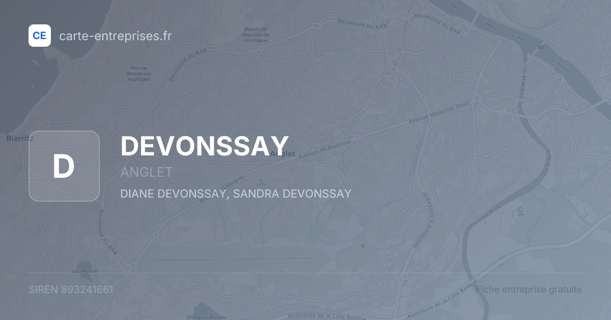 DEVONSSAY — 893241661 — fiche entreprise