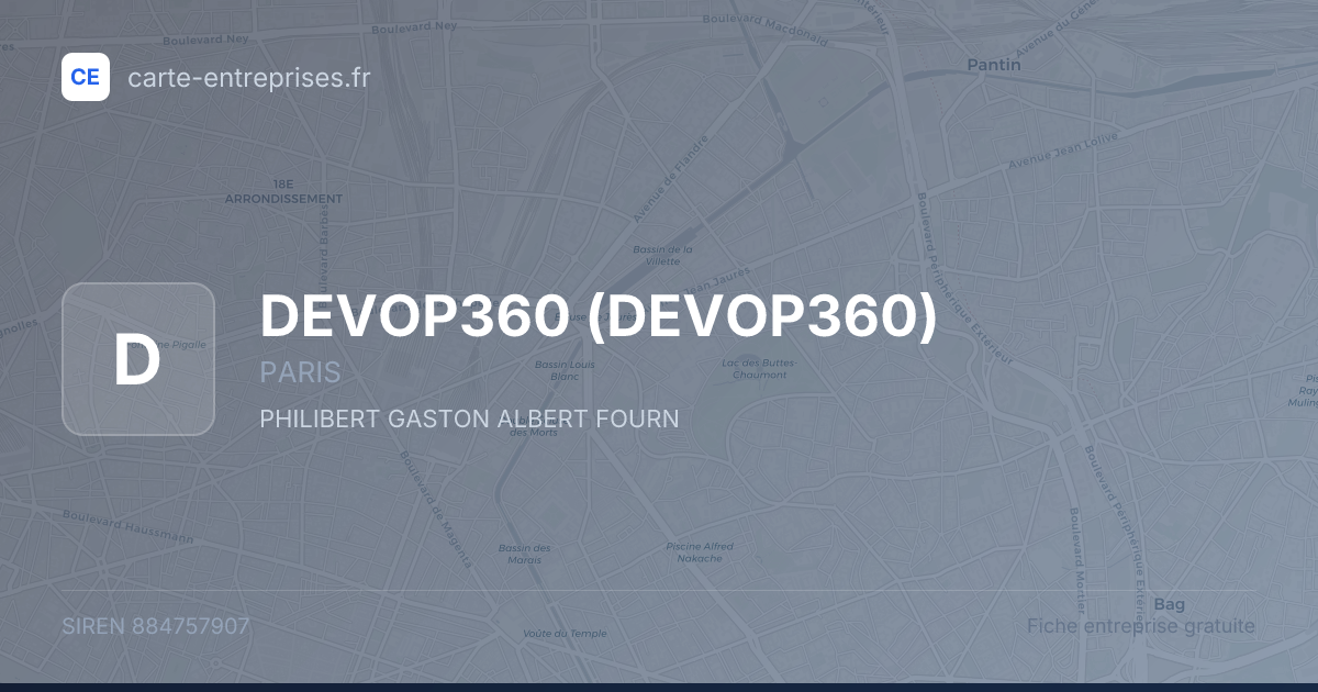 DEVOP360 — 884757907 — fiche entreprise