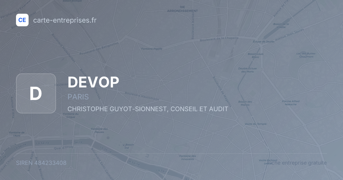 DEVOP — 484233408 — fiche entreprise